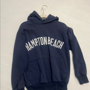 Hampton Beach Navy Hoodie